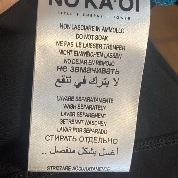 No Ka OI Jacket Womens M/L Vertical Zip Up Streetwear Atheleisure Black‎ Strip - Picture 16 of 16